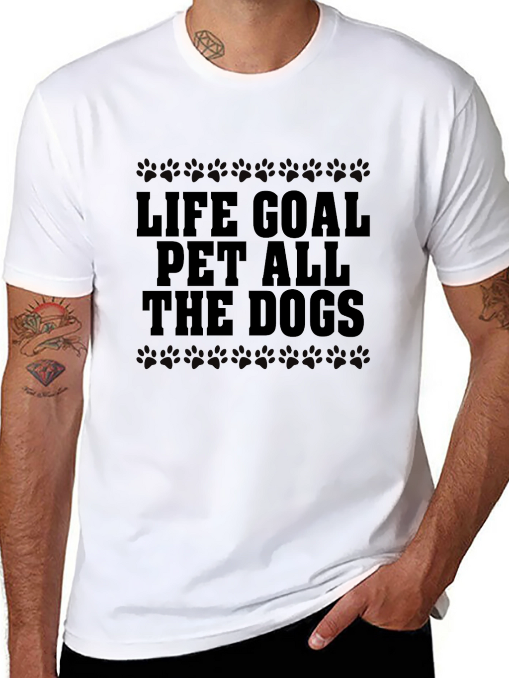 Life Goal Pet All the Dogs Graphic Tee
