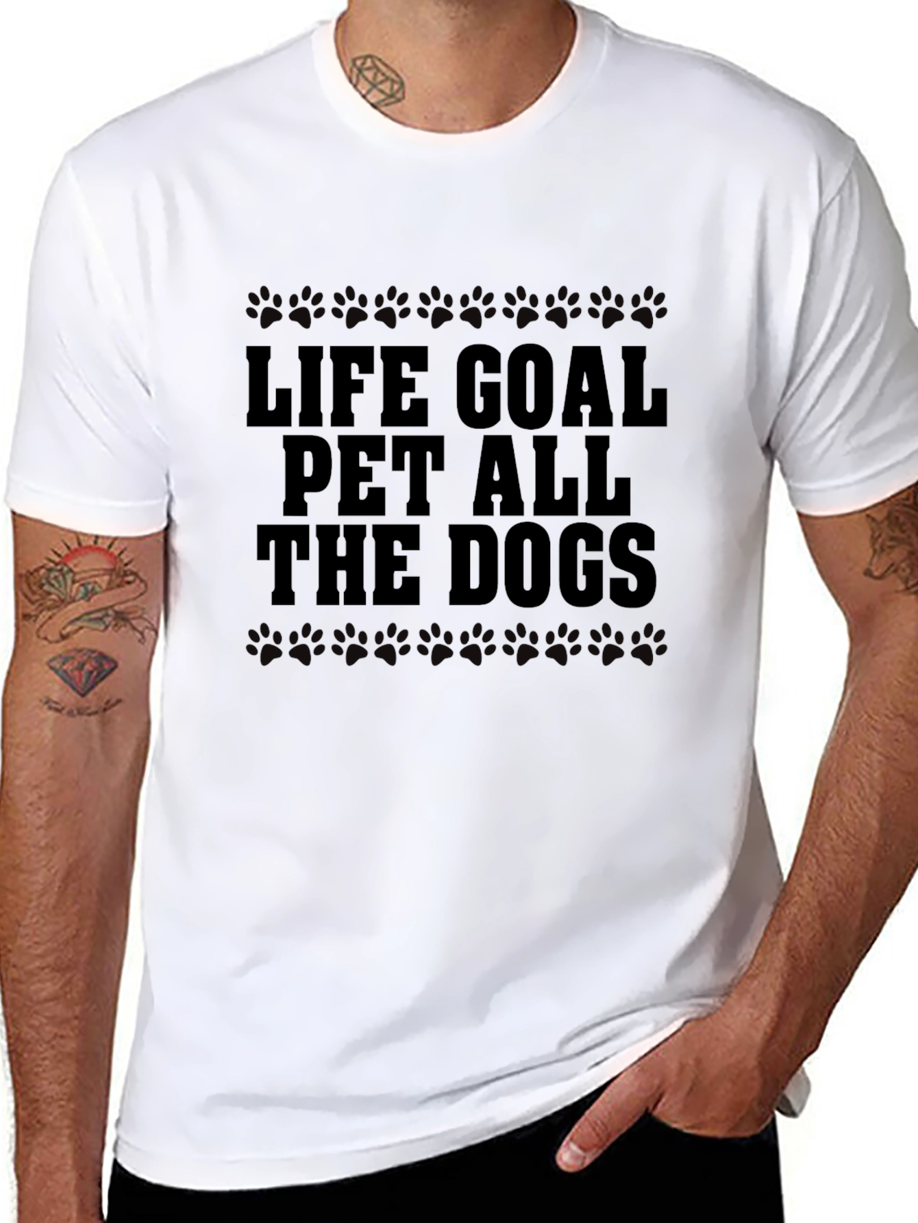 Life Goal Pet All the Dogs Graphic Tee