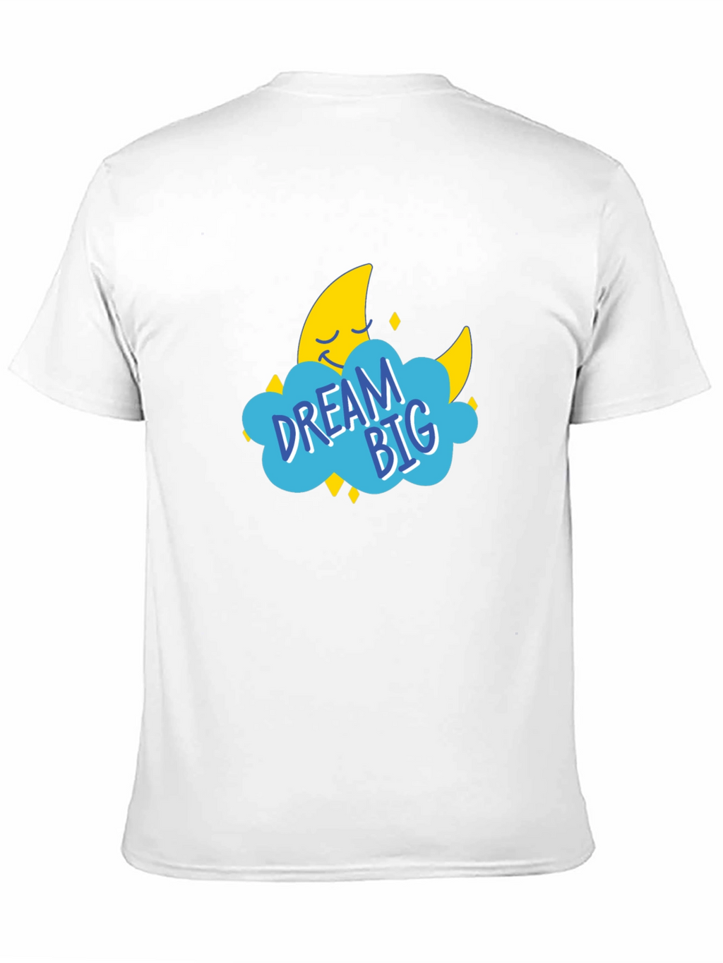 Dream Big Graphic Tee - Black Cotton T-Shirt