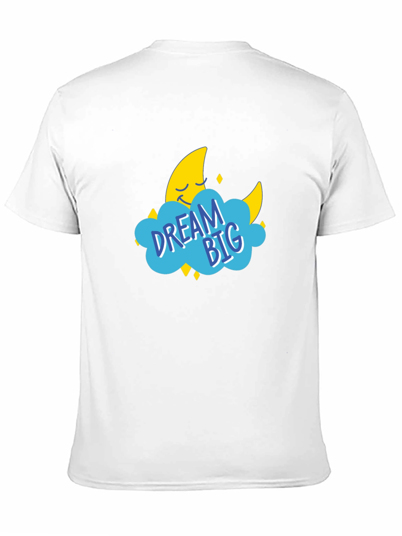 Dream Big Graphic Tee - Black Cotton T-Shirt