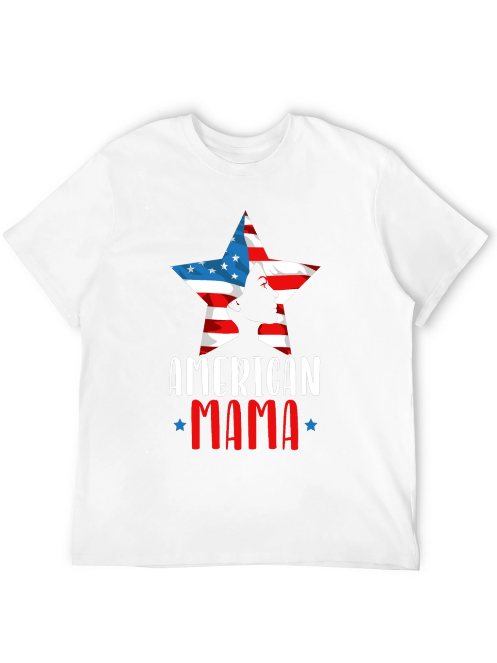 American Mama Patriotic Graphic T-Shirt