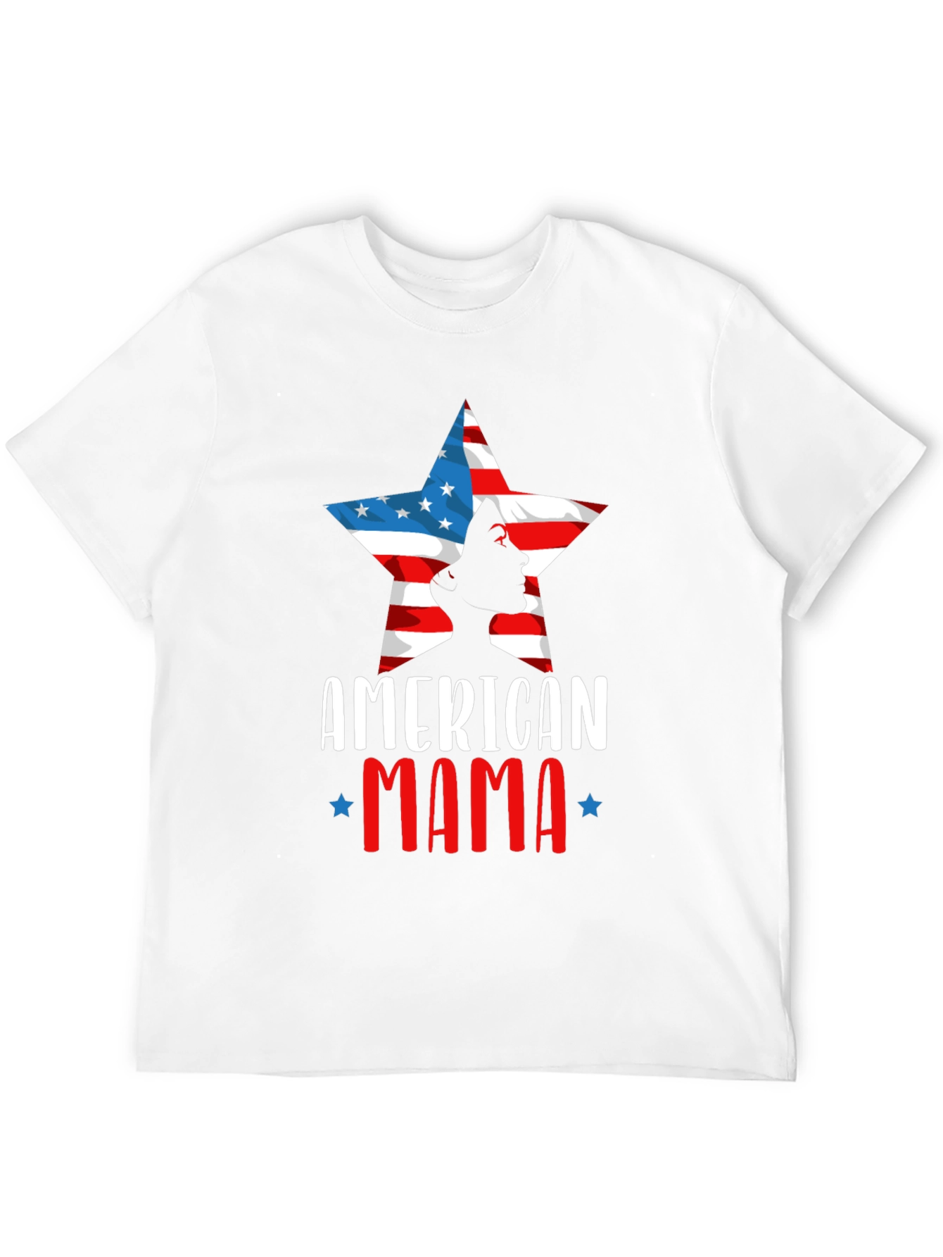 American Mama Patriotic Graphic T-Shirt