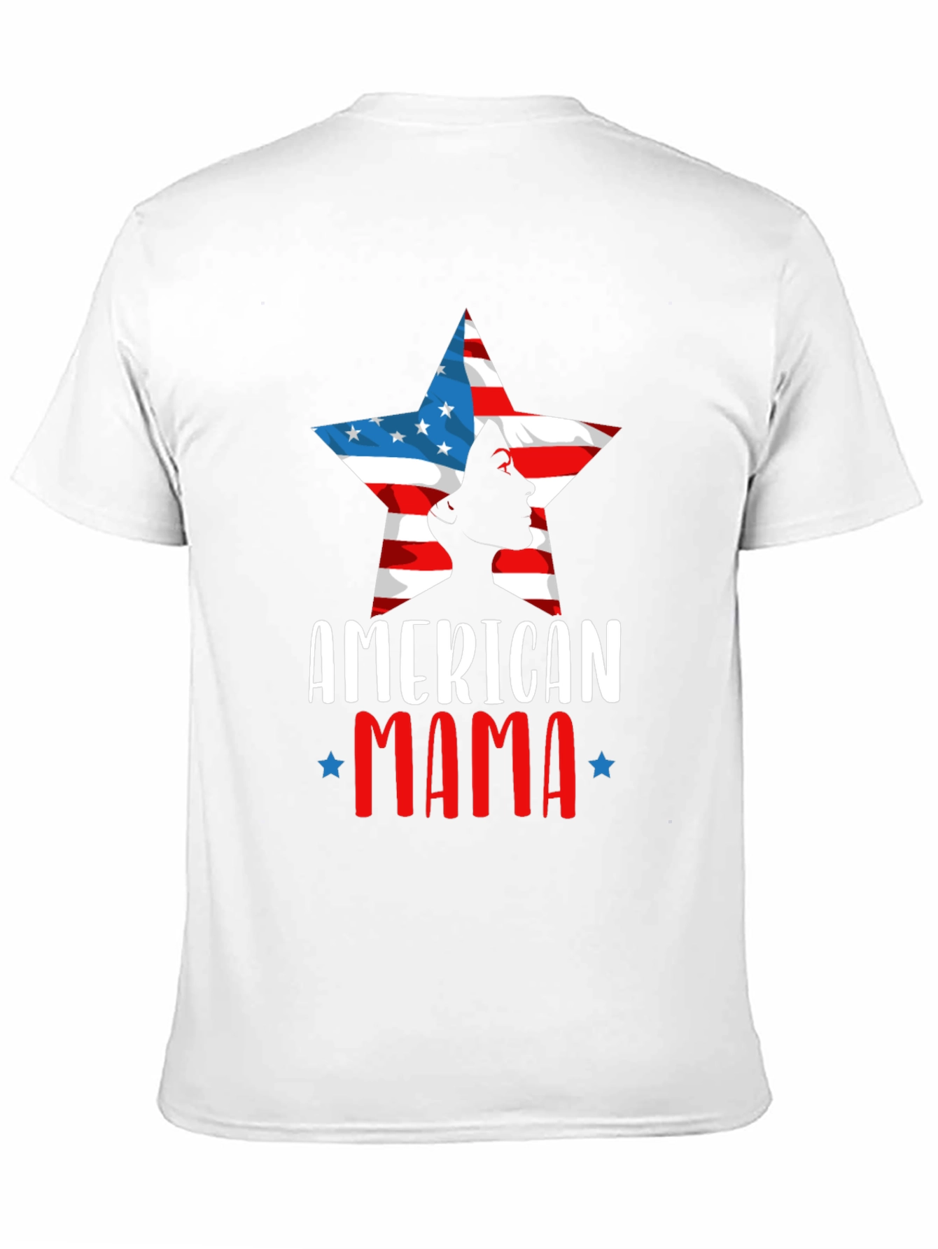 American Mama Patriotic Graphic T-Shirt