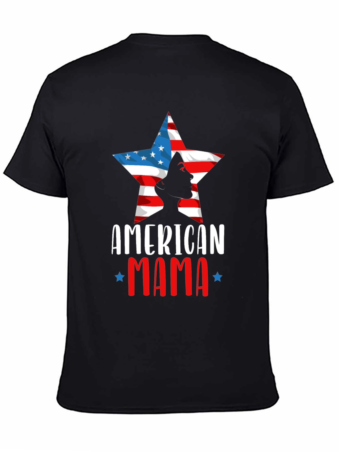 American Mama Patriotic Graphic T-Shirt