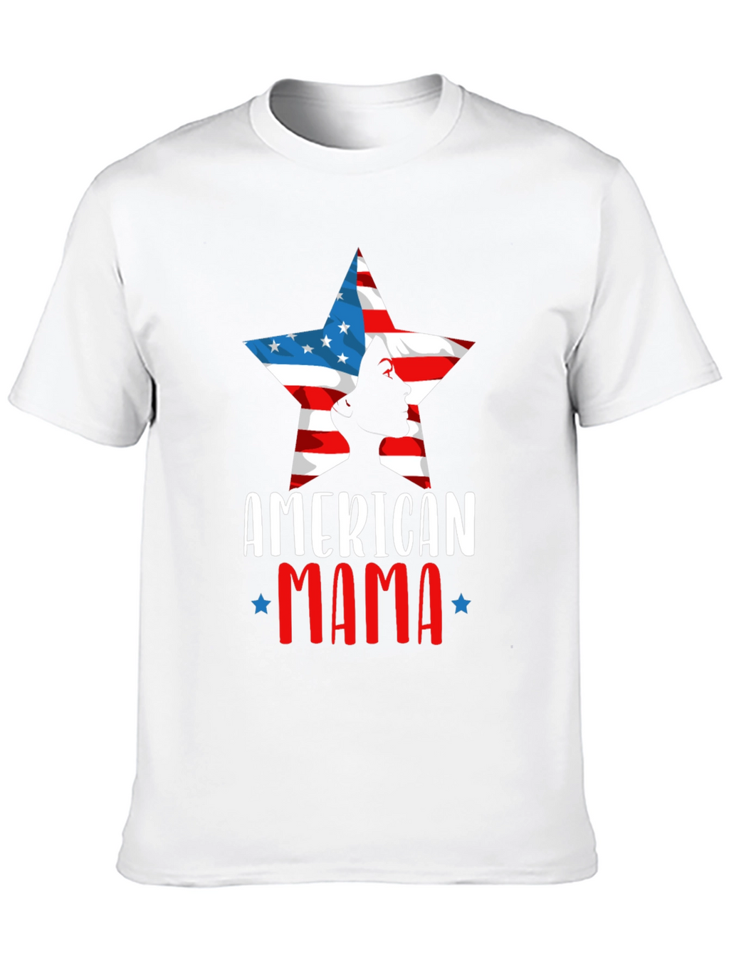 American Mama Patriotic Graphic T-Shirt