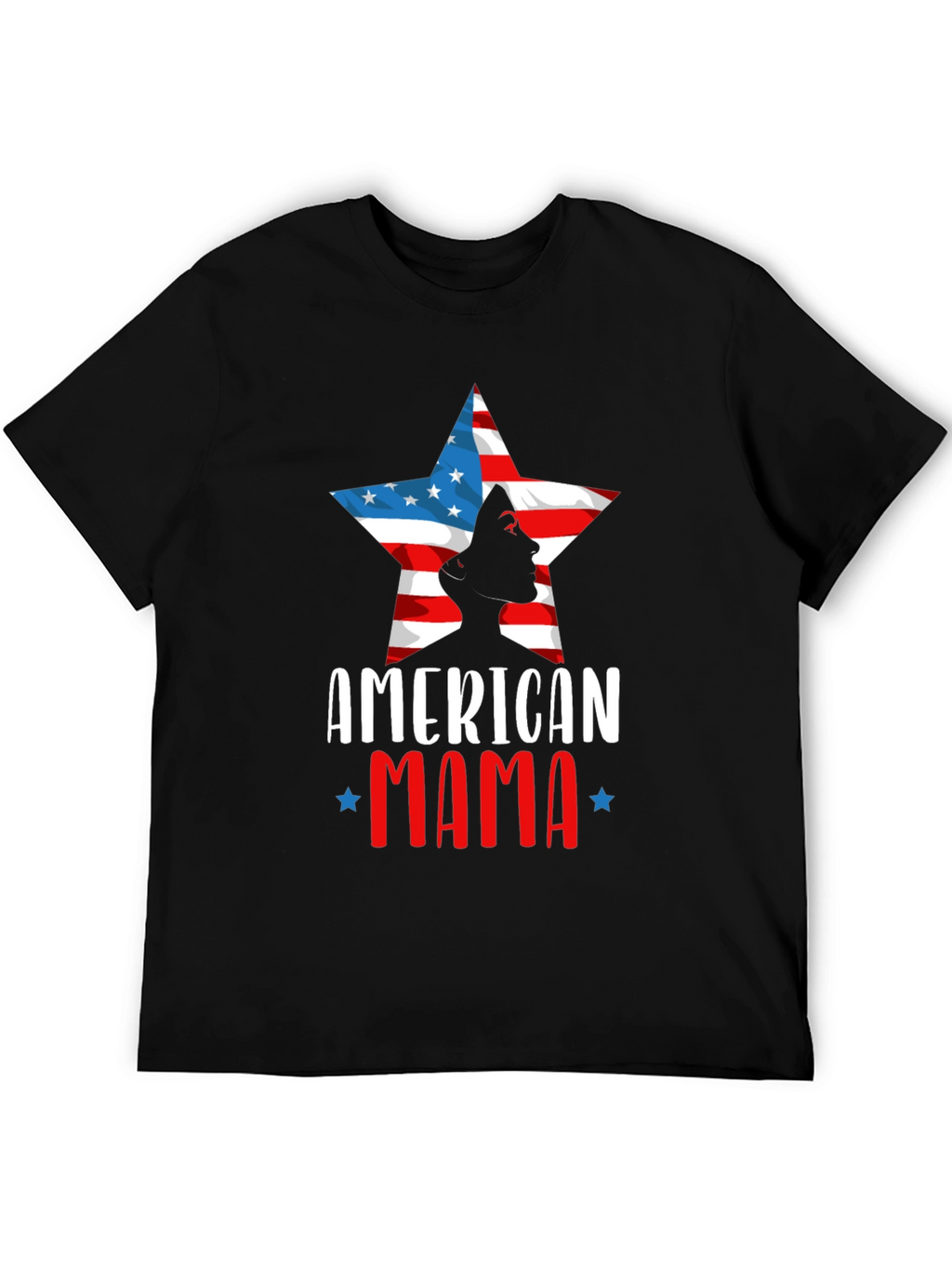 American Mama Patriotic Graphic T-Shirt