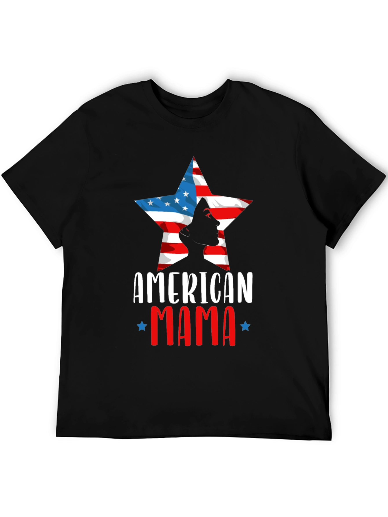American Mama Patriotic Graphic T-Shirt