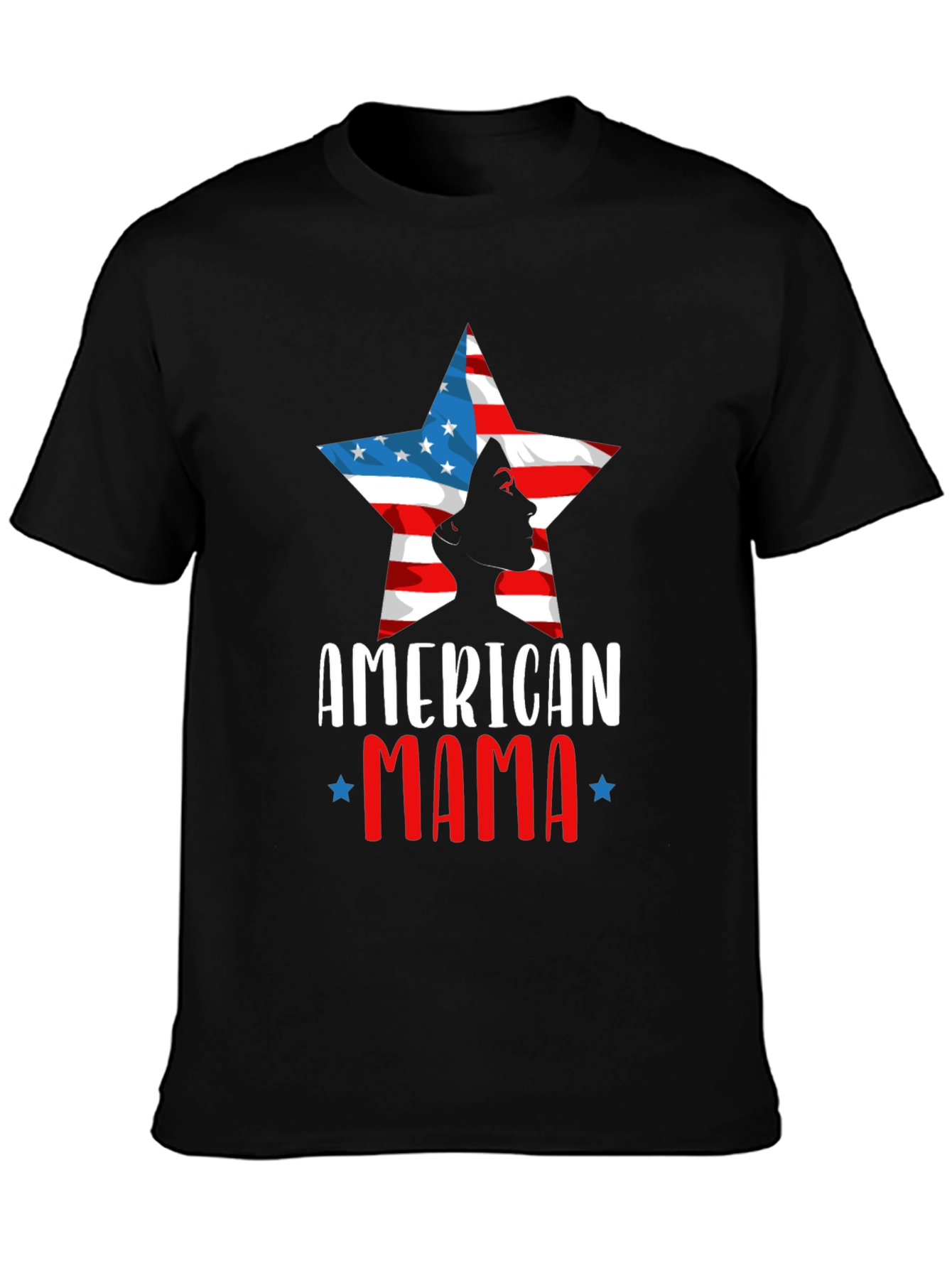American Mama Patriotic Graphic T-Shirt
