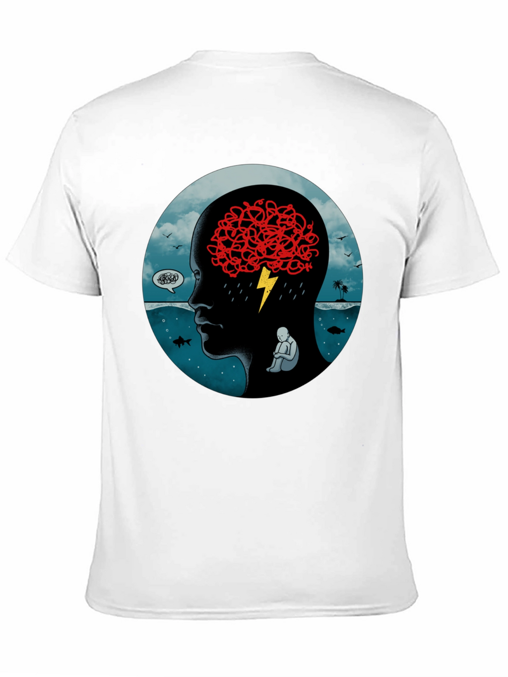 Troubled Mind Graphic T-Shirt