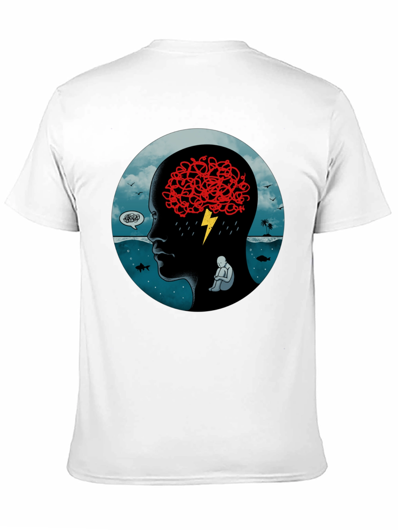 Troubled Mind Graphic T-Shirt