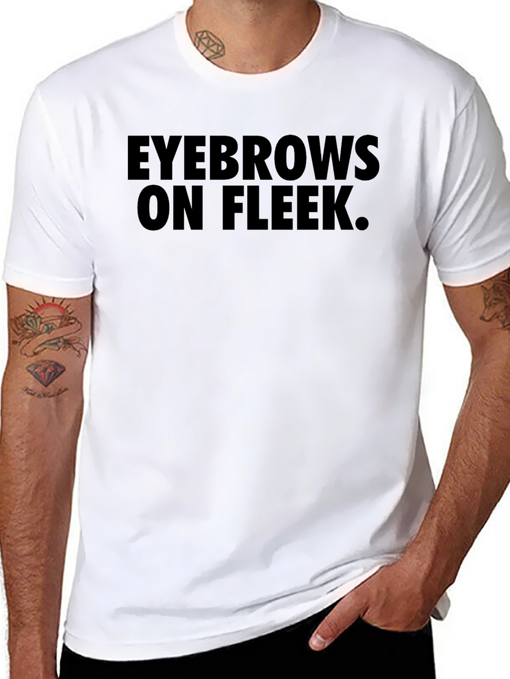 Eyebrows On Fleek T-Shirt - Trendy Graphic Tee