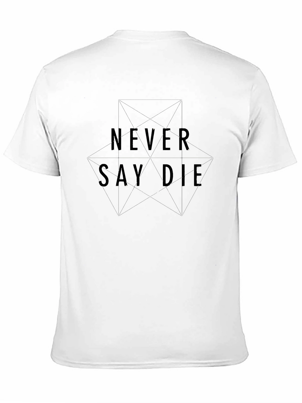 Never Say Die Black Graphic Tee