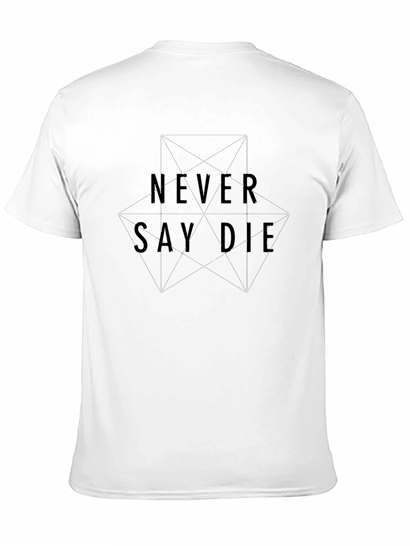 Never Say Die Black Graphic Tee