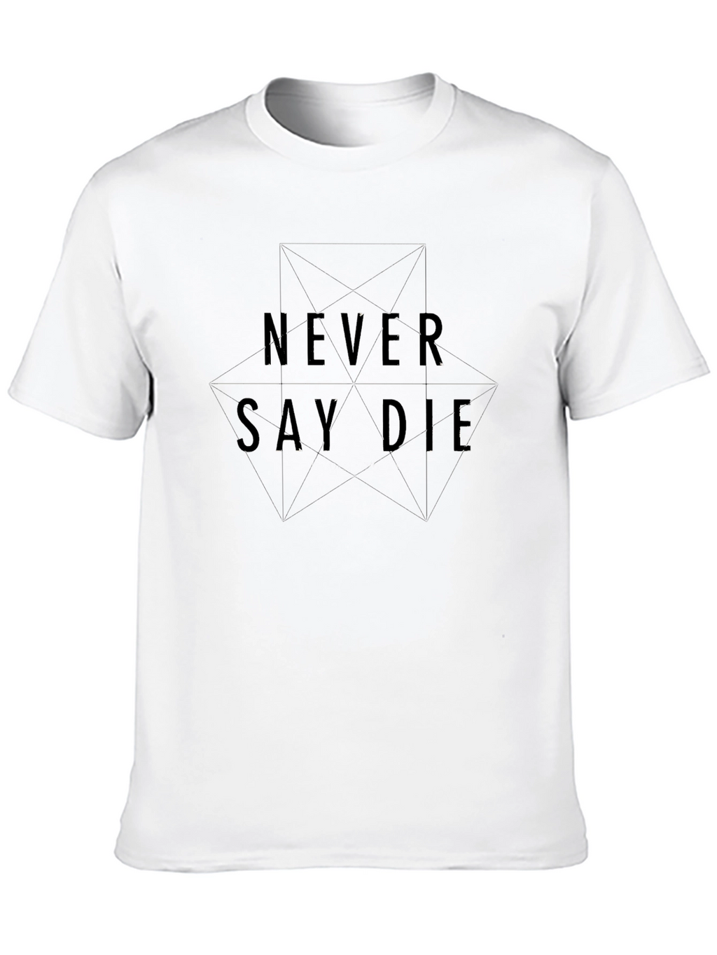 Never Say Die Black Graphic Tee