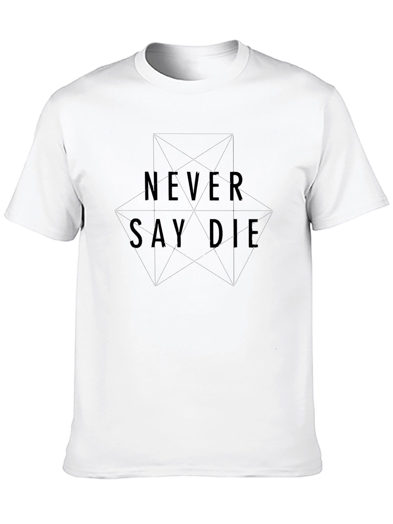 Never Say Die Black Graphic Tee