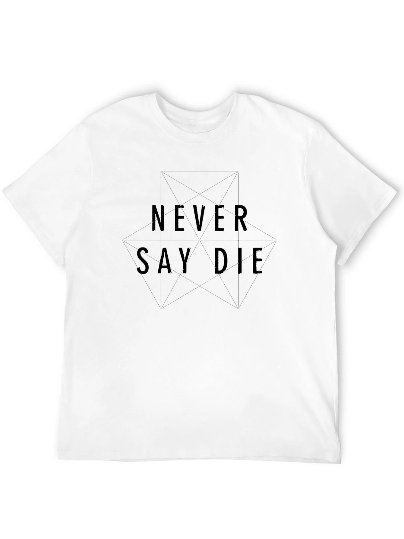 Never Say Die Black Graphic Tee