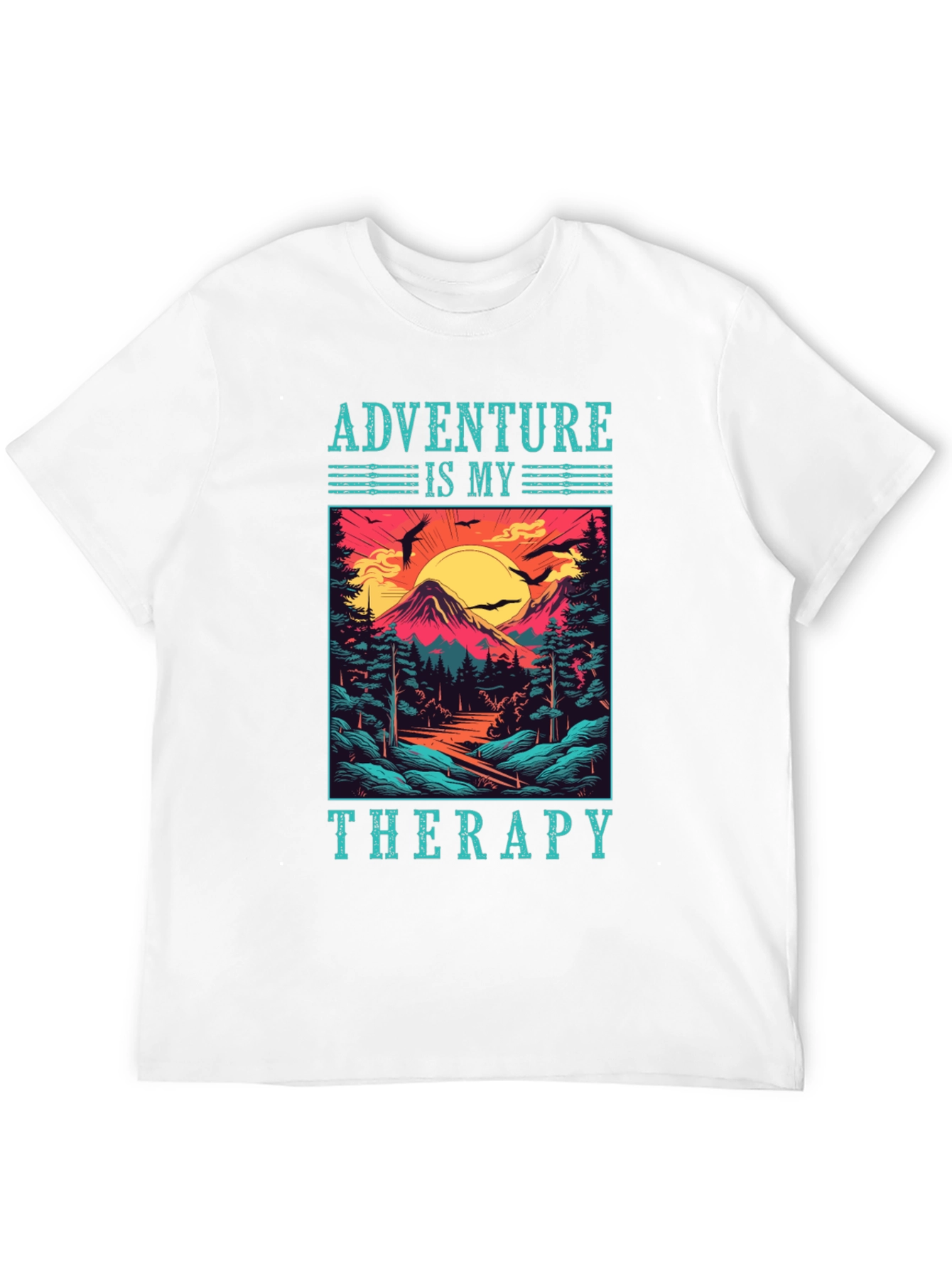 Adventure Is My Therapy T-Shirt - Nature Graphic Tee