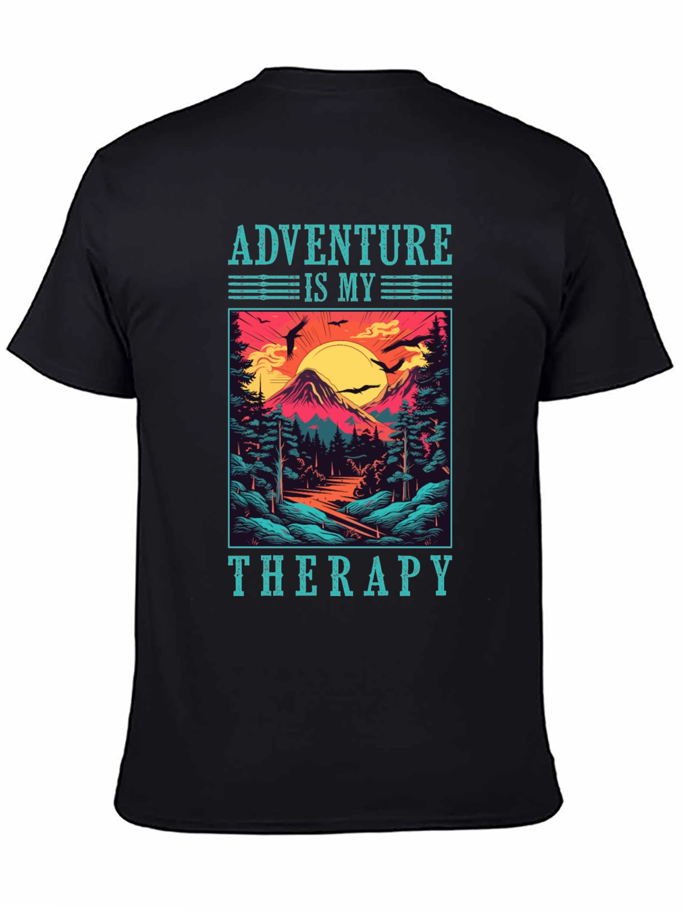 Adventure Is My Therapy T-Shirt - Nature Graphic Tee