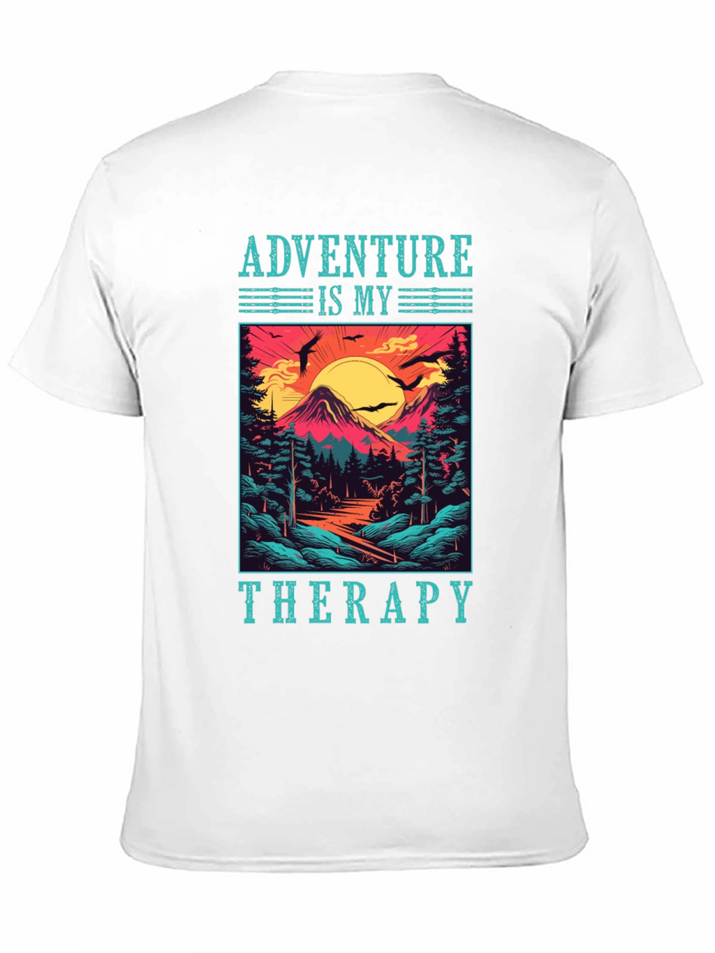 Adventure Is My Therapy T-Shirt - Nature Graphic Tee