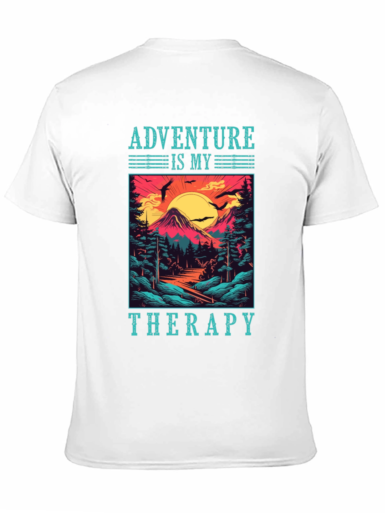 Adventure Is My Therapy T-Shirt - Nature Graphic Tee