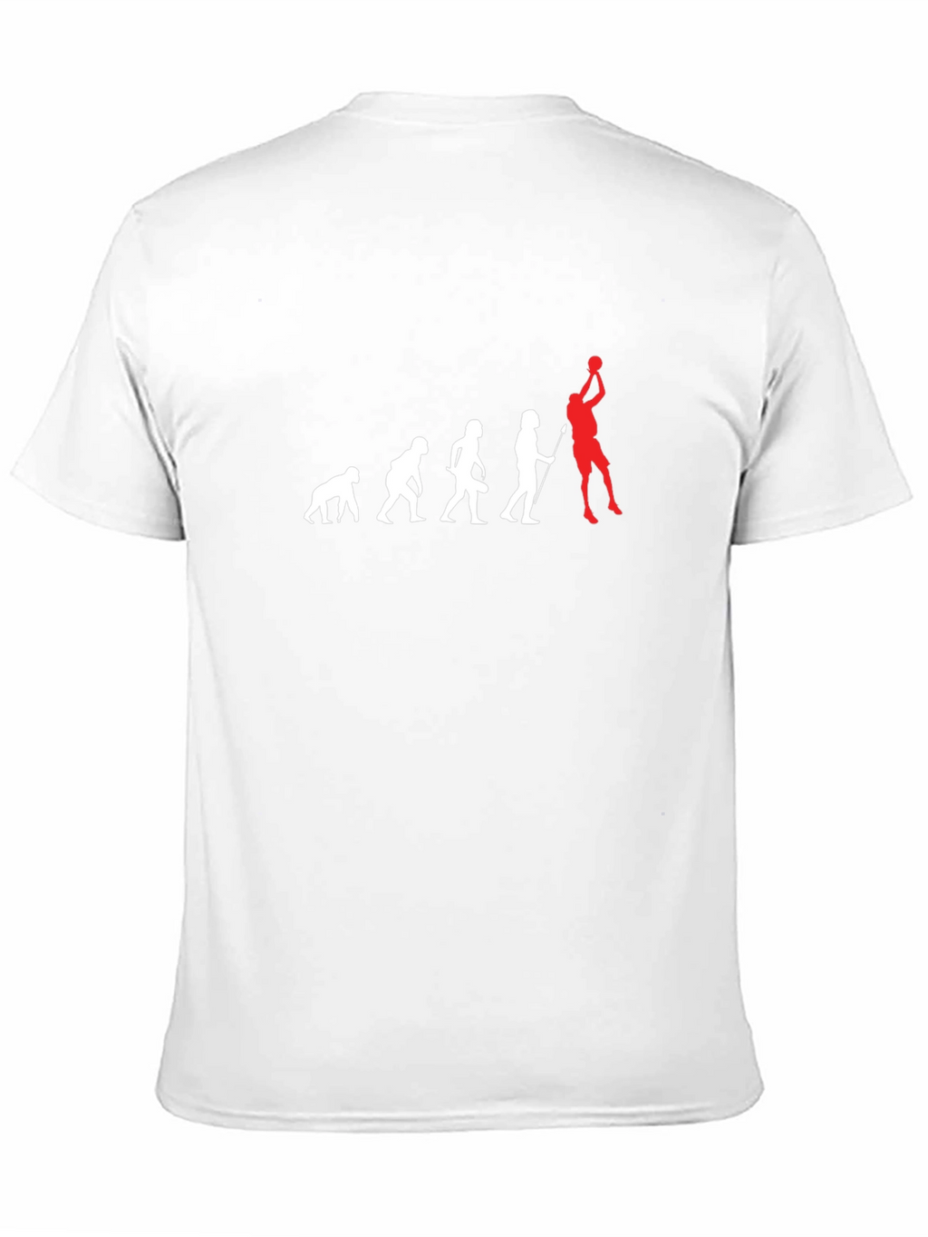 Evolution of Basketball Black Graphic Tee