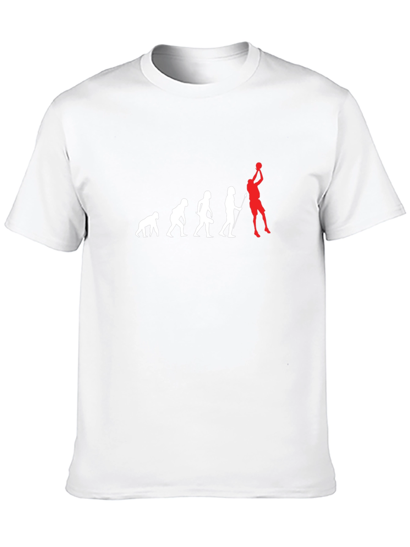 Evolution of Basketball Black Graphic Tee