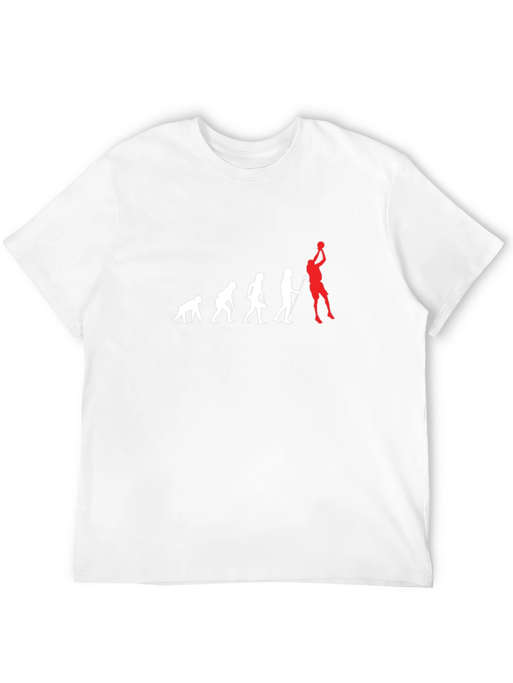 Evolution of Basketball Black Graphic Tee
