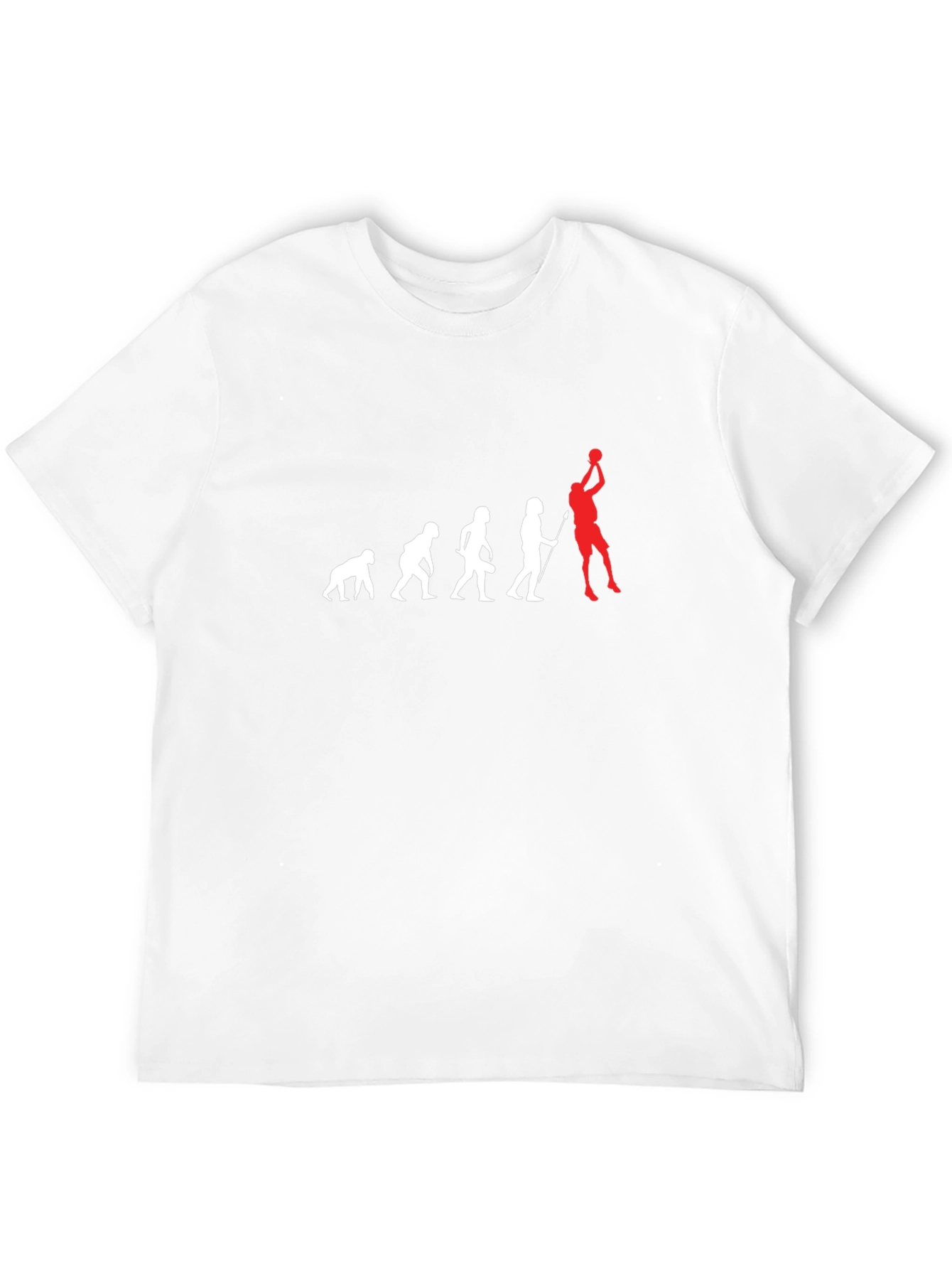 Evolution of Basketball Black Graphic Tee