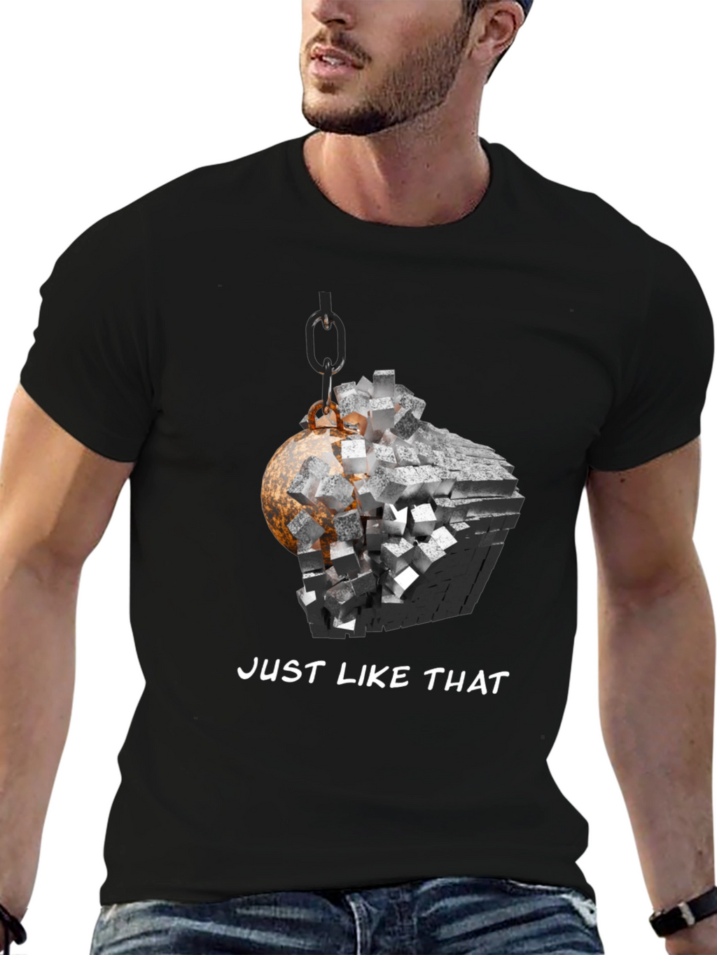 Demolition Ball Graphic Tee - Just Like That T-Shirt
