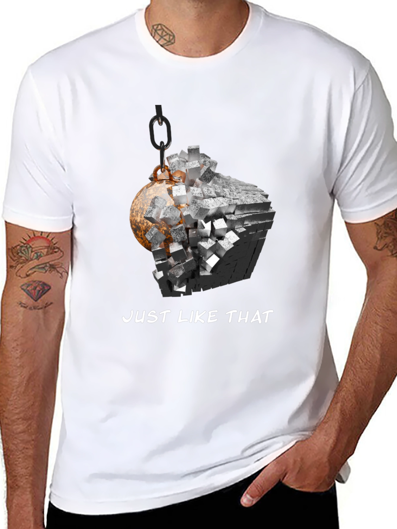 Demolition Ball Graphic Tee - Just Like That T-Shirt