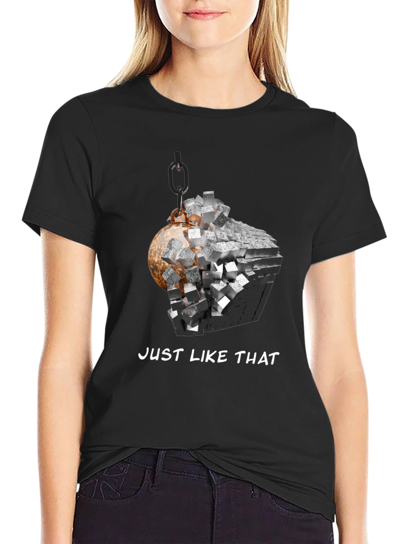Demolition Ball Graphic Tee - Just Like That T-Shirt