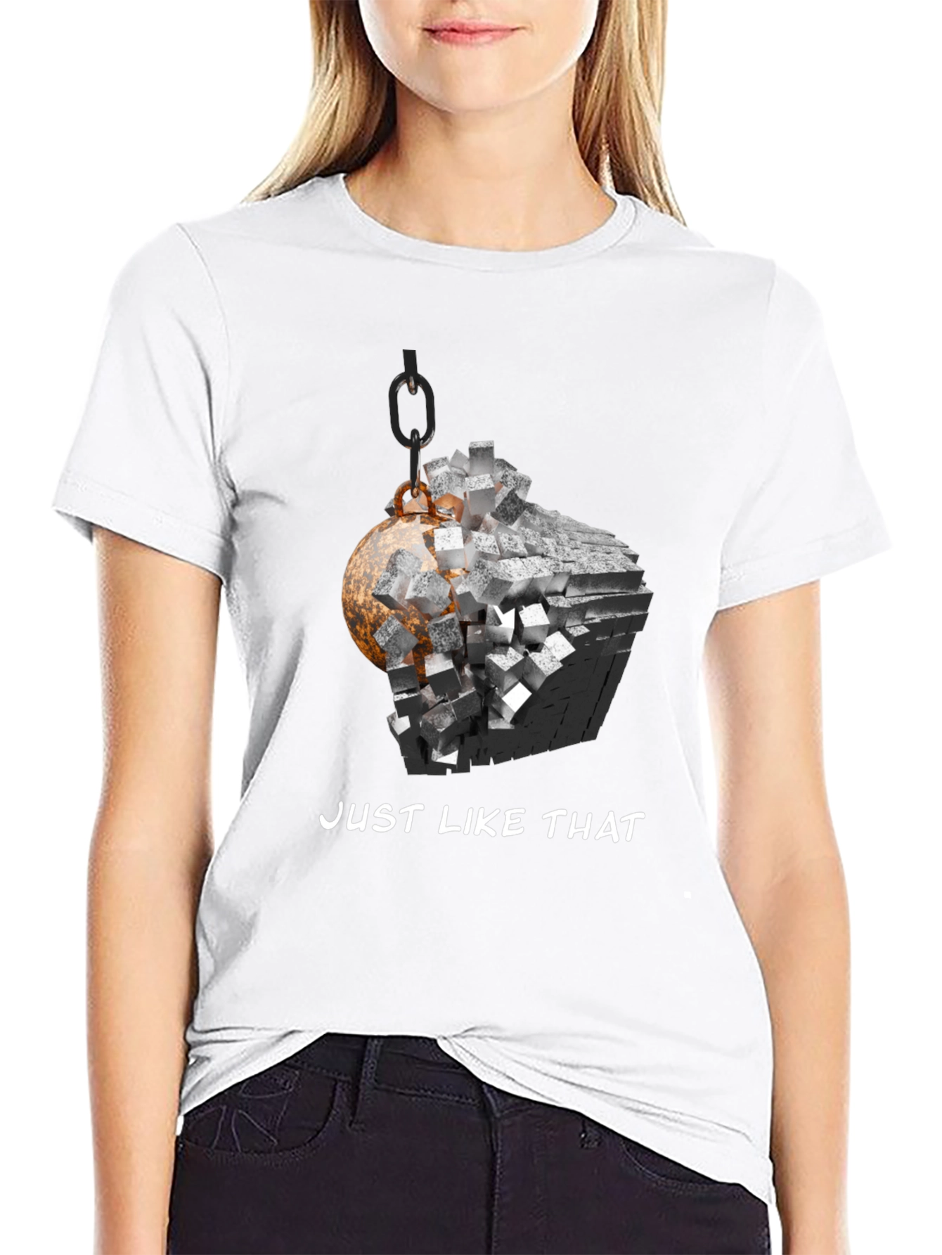 Demolition Ball Graphic Tee - Just Like That T-Shirt
