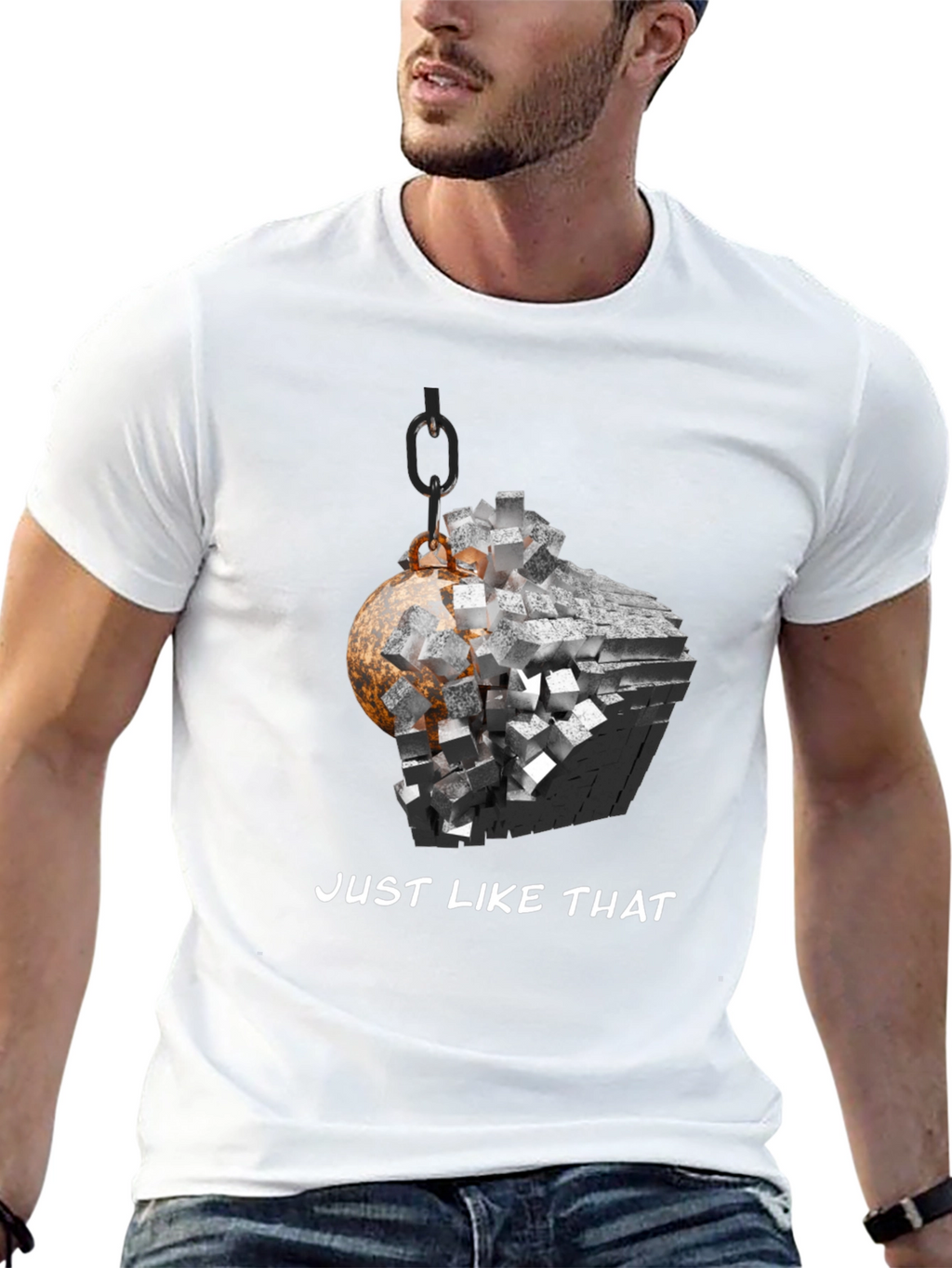 Demolition Ball Graphic Tee - Just Like That T-Shirt