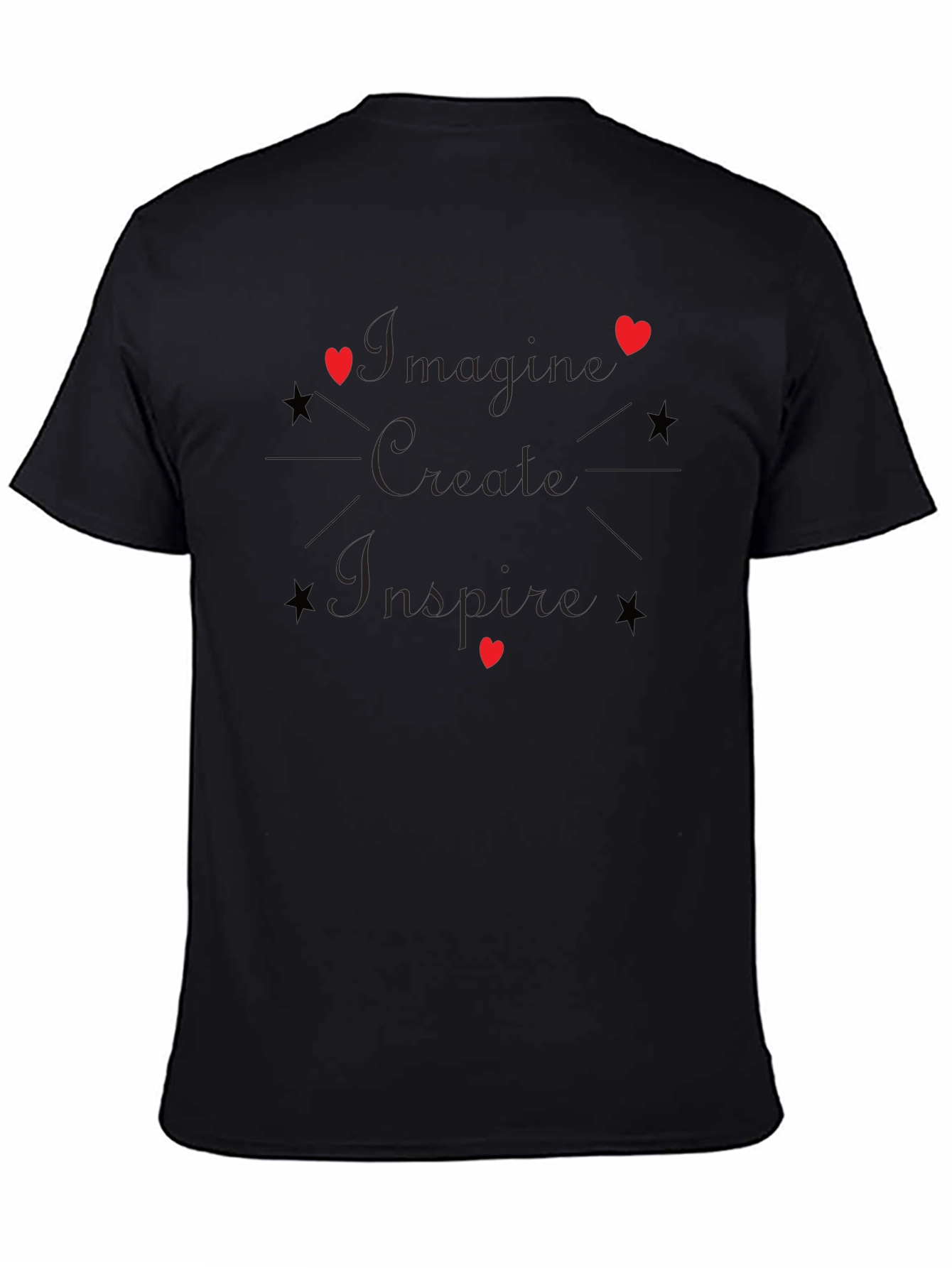 Imagine Create Inspire Graphic T-Shirt