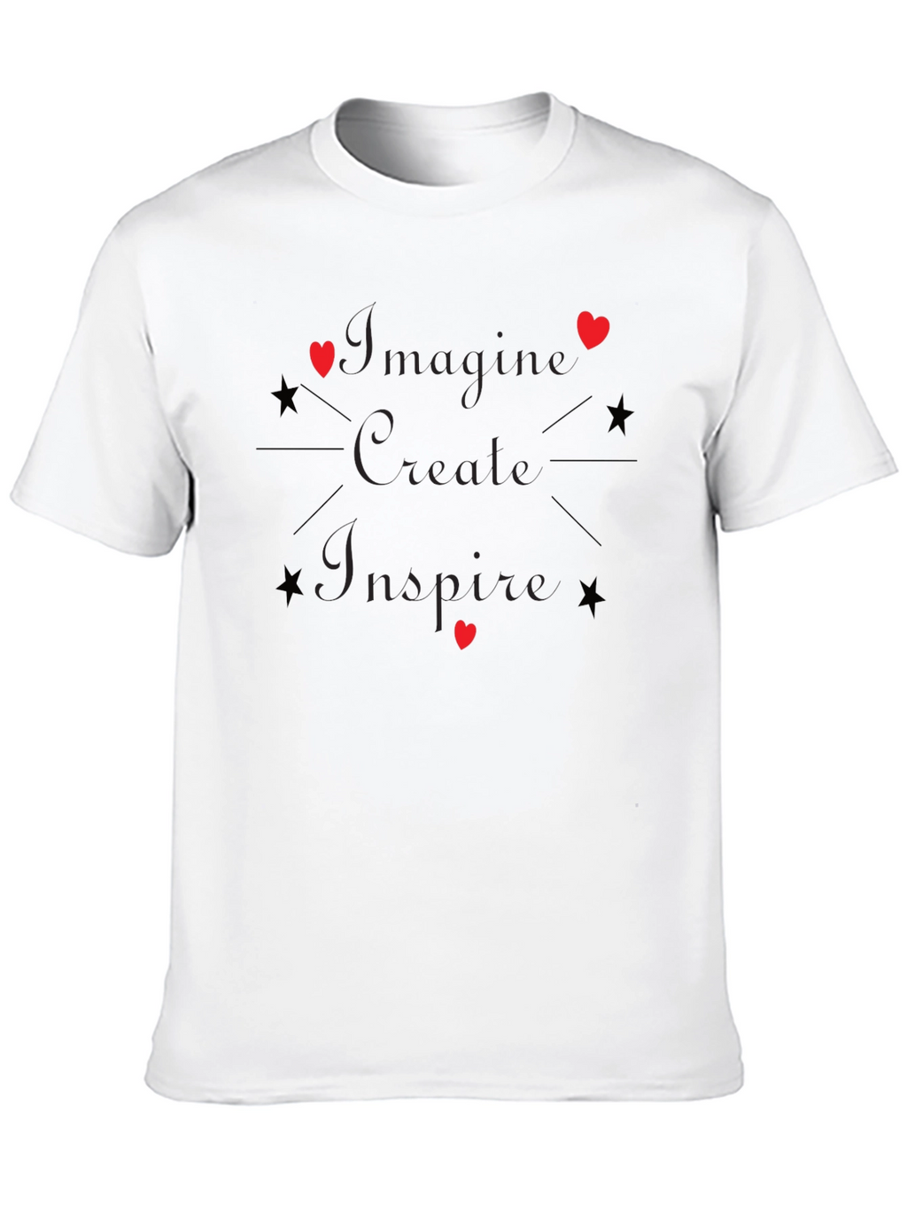 Imagine Create Inspire Graphic T-Shirt