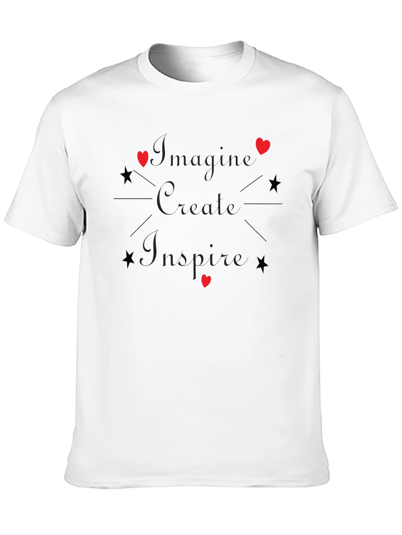 Imagine Create Inspire Graphic T-Shirt
