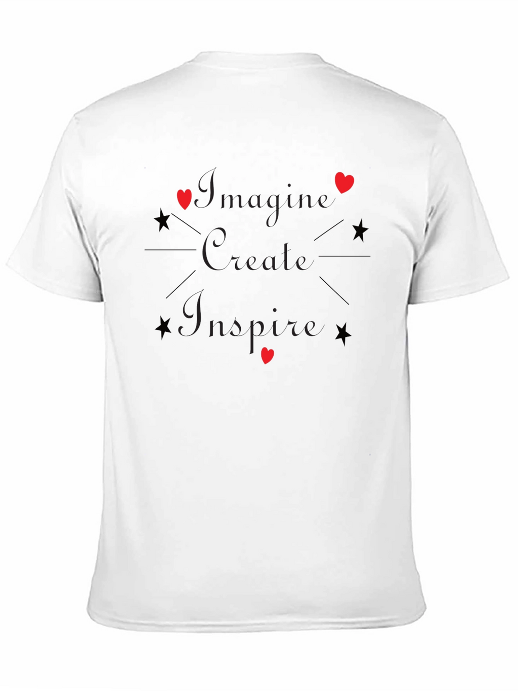 Imagine Create Inspire Graphic T-Shirt