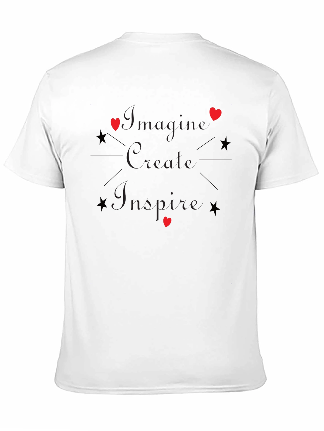 Imagine Create Inspire Graphic T-Shirt