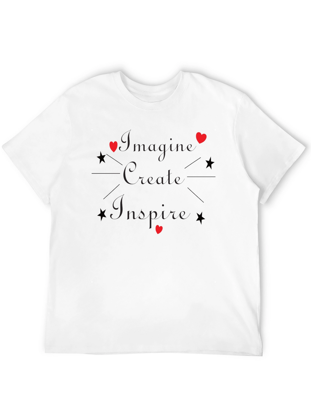 Imagine Create Inspire Graphic T-Shirt