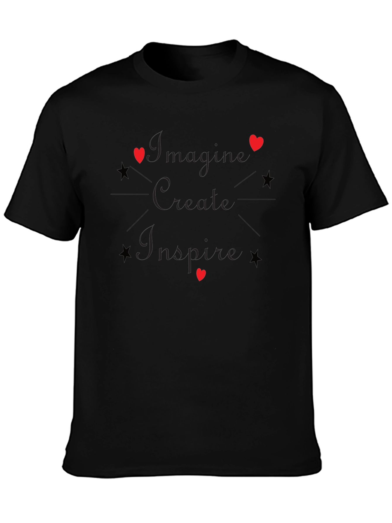 Imagine Create Inspire Graphic T-Shirt