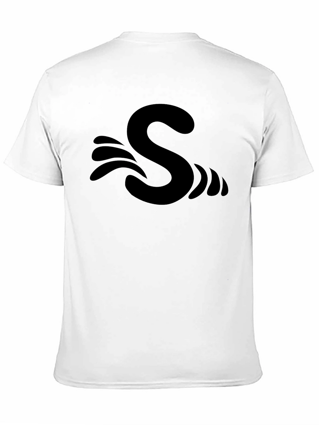 S Wave Black T-Shirt
