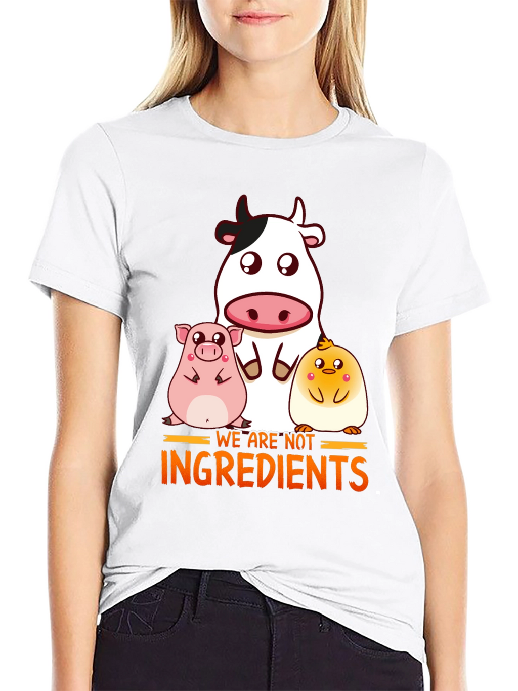 Vegan Animal Rights T-Shirt - Not Ingredients