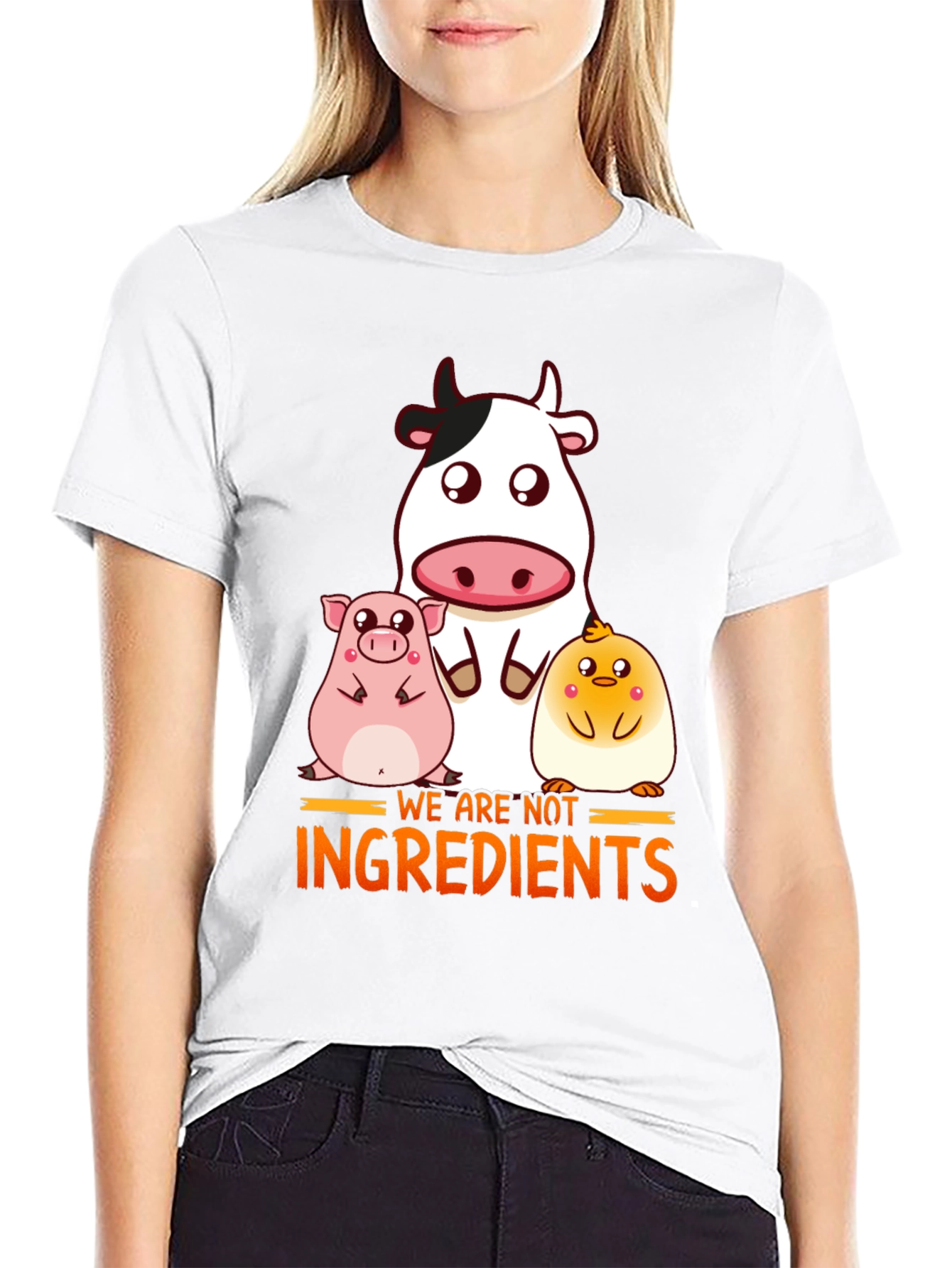 Vegan Animal Rights T-Shirt - Not Ingredients