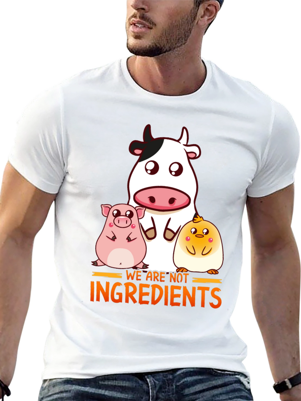 Vegan Animal Rights T-Shirt - Not Ingredients