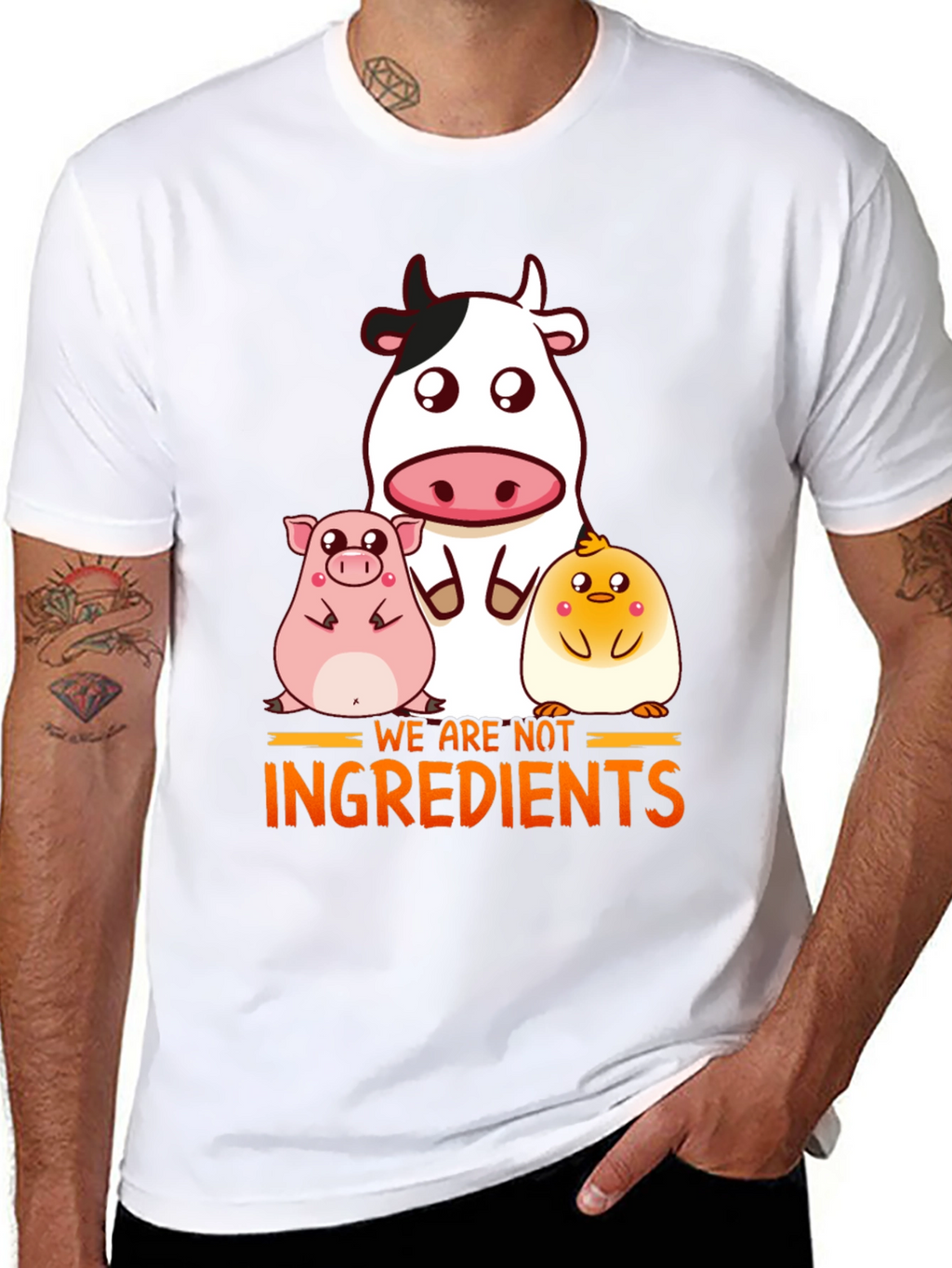 Vegan Animal Rights T-Shirt - Not Ingredients