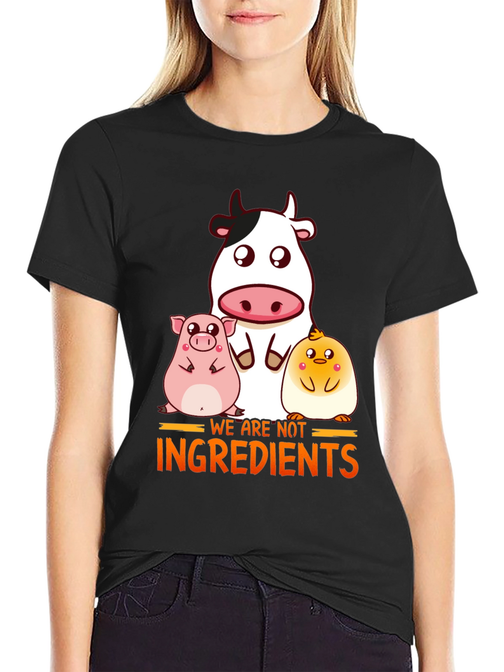 Vegan Animal Rights T-Shirt - Not Ingredients