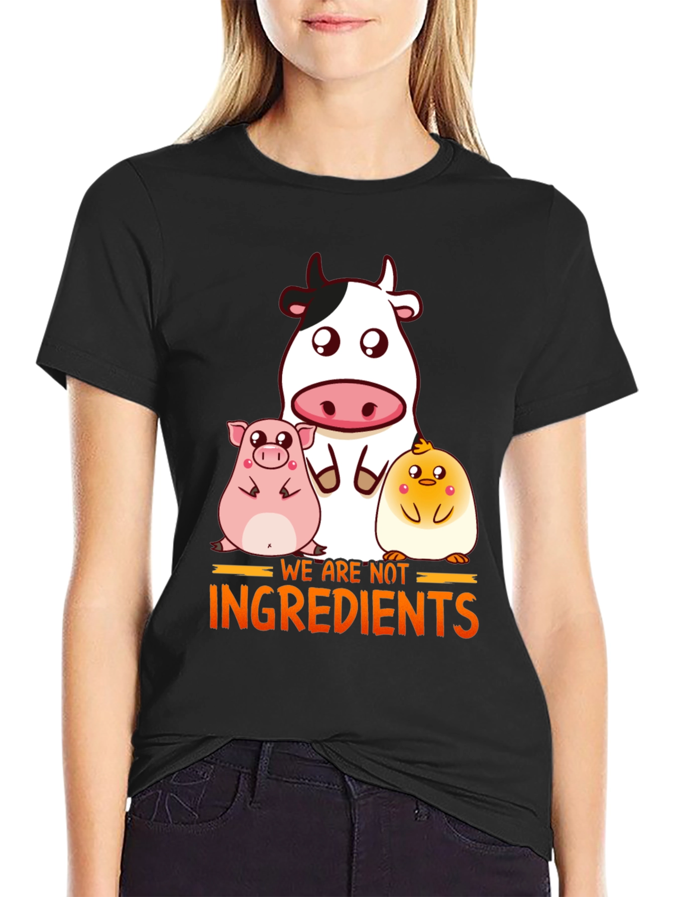 Vegan Animal Rights T-Shirt - Not Ingredients