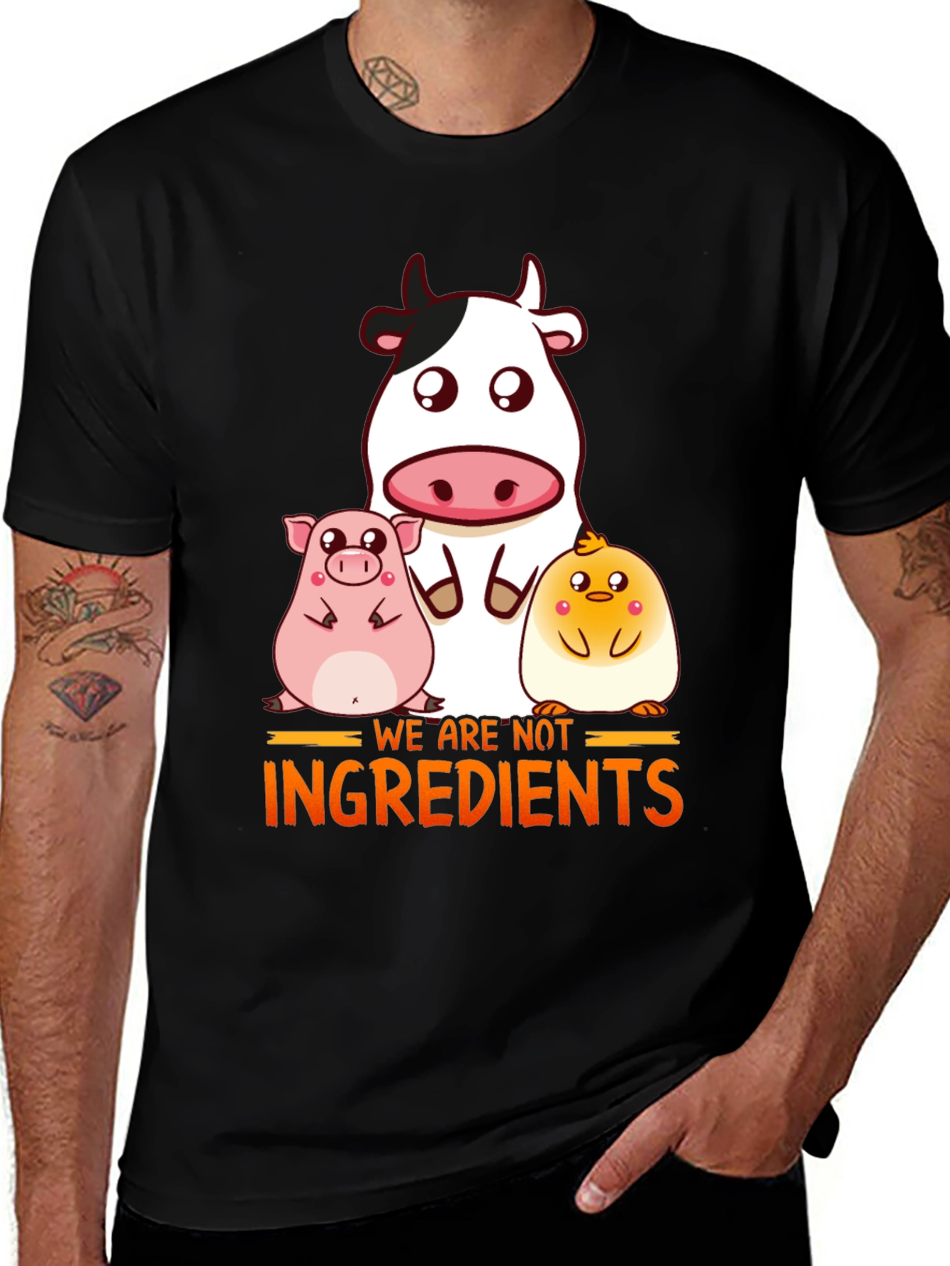 Vegan Animal Rights T-Shirt - Not Ingredients