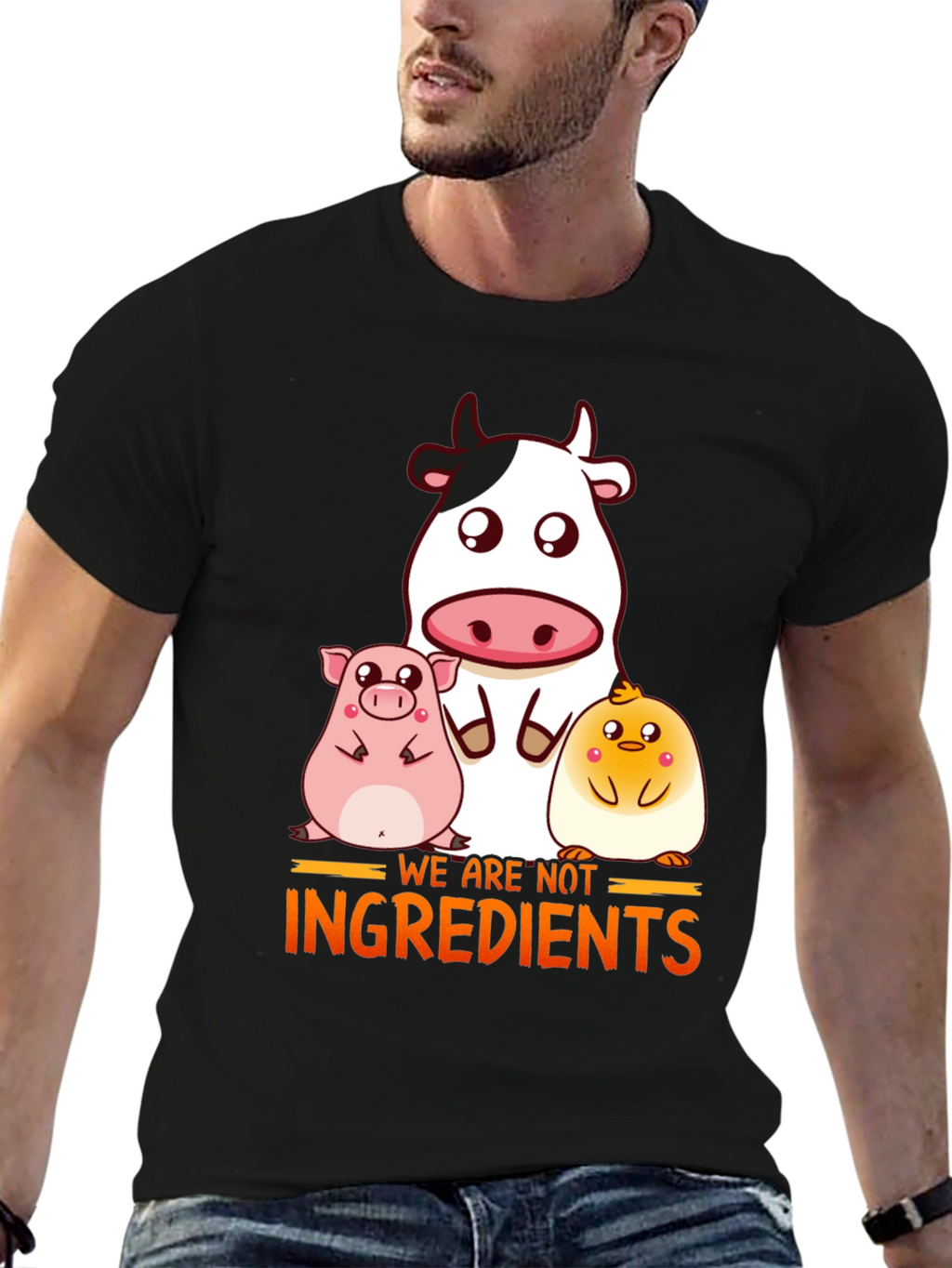 Vegan Animal Rights T-Shirt - Not Ingredients