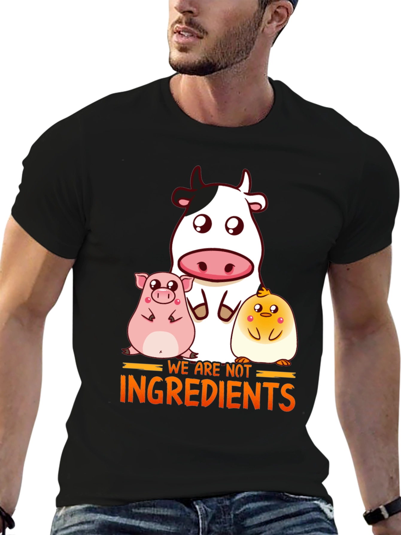 Vegan Animal Rights T-Shirt - Not Ingredients
